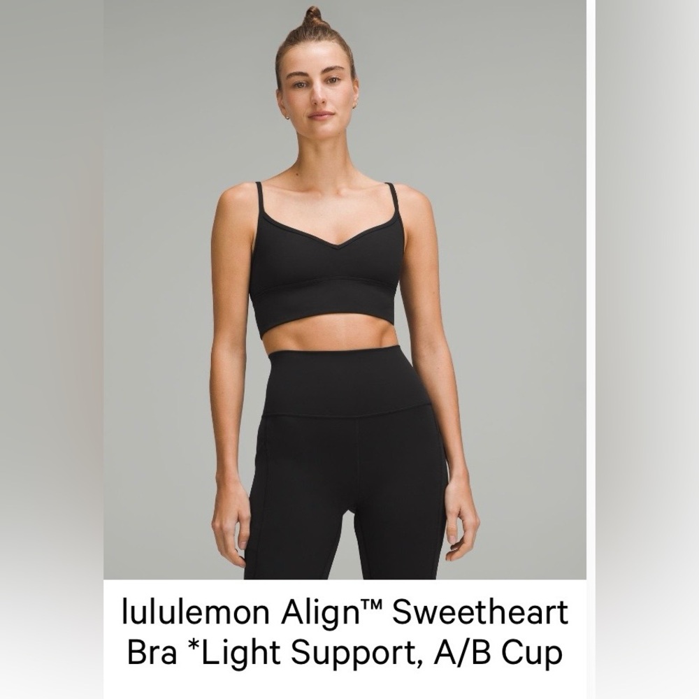lululemon athletica Black Sports Bra
